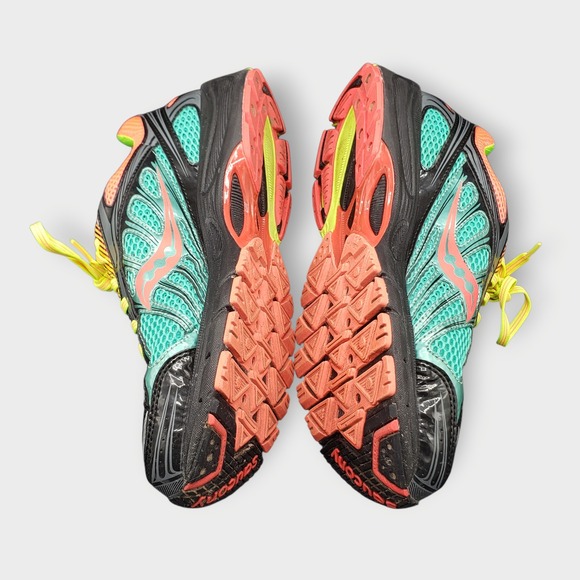Saucony Womens Ride 6 Athletic Running Shoes Sz 11 Multicolored Activewear - Picture 6 of 12